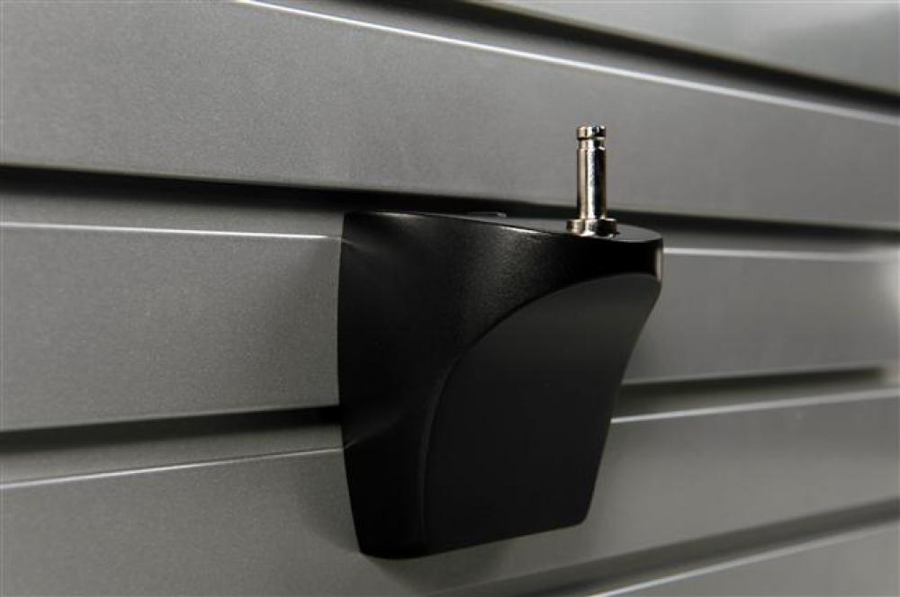 Slatwall Mount for Z-Bar, Mosso Pro Desk series (Metallic Black)