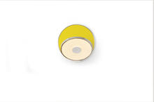 Koncept Inc GRW-S-CRM-MYW-PI - Gravy Wall Sconce - Chrome body, Matte Yellow plates - Plug-in