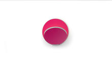 Koncept Inc GRW-S-SIL-MHP-PI - Gravy Wall Sconce - Silver body, Matte Hot Pink plates - Plug-in