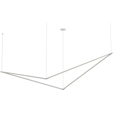 Koncept Inc ZBP-48-B-SW-SIL-RTM - Z-Bar Pendant Extra Large Bird, Silver, 92" x 29.3" x 17.4"