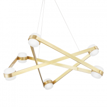Hudson Valley 2738-AGB - Orbit Chandelier