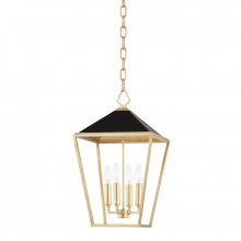 Hudson Valley 5713-GL/BK - 4 LIGHT SMALL PENDANT