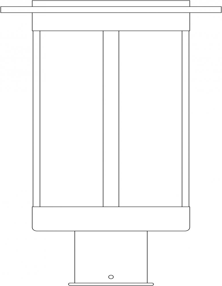 9" Santorini Post Mount