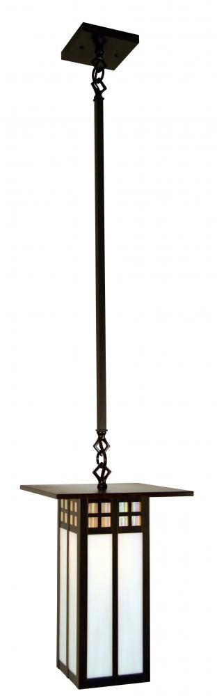 9" glasgow long body stem mount pendant