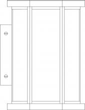 Arroyo Craftsman LYW-5AE-BZ - 5" Lyon Wallmount