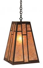 Arroyo Craftsman AH-12MC-S - 12" asheville hanging pendant