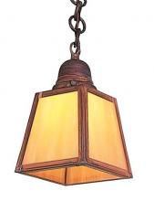 Arroyo Craftsman AH-1TWO-BZ - a-line shade pendant with t-bar overlay