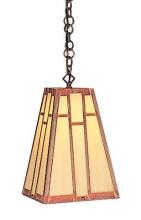 Arroyo Craftsman AH-8MC-RB - 8" asheville hanging pendant