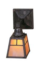 Arroyo Craftsman AS-1EGW-MB - a-line shade one light sconce without overlay (empty)