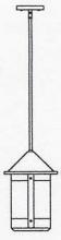 Arroyo Craftsman BSH-8OF-S - 8" berkeley stem hung pendant