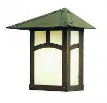 Arroyo Craftsman EW-7EM-S - 7" evergreen flush wall mount without overlay (empty)