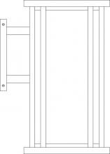 Arroyo Craftsman GLB-9AM-VP - 9" glencoe wall mount