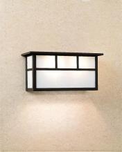 Arroyo Craftsman HS-14SDTWO-BZ - 14" huntington short body sconce with double t-bar overlay