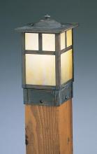 Arroyo Craftsman MPC-5TWO-BK - 5" mission square post cap with t-bar overlay