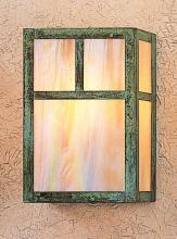 Arroyo Craftsman MS-10TWO-P - 10" mission sconce with t-bar overlay