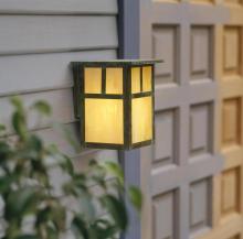 Arroyo Craftsman MW-6TWO-MB - 6" mission flush wall mount with T-bar overlay