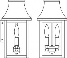 Arroyo Craftsman PRW-7RM-S - 7" Providence flush wall mount