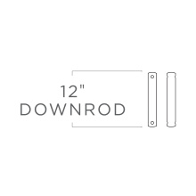 Visual Comfort & Co. Fan Collection DR12TB - 12" Downrod in Tuscan Bronze