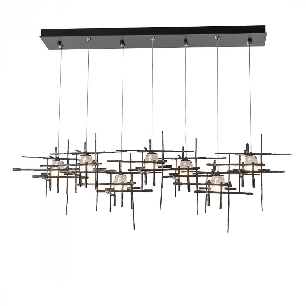 Tura 7-Light Frosted Glass Pendant