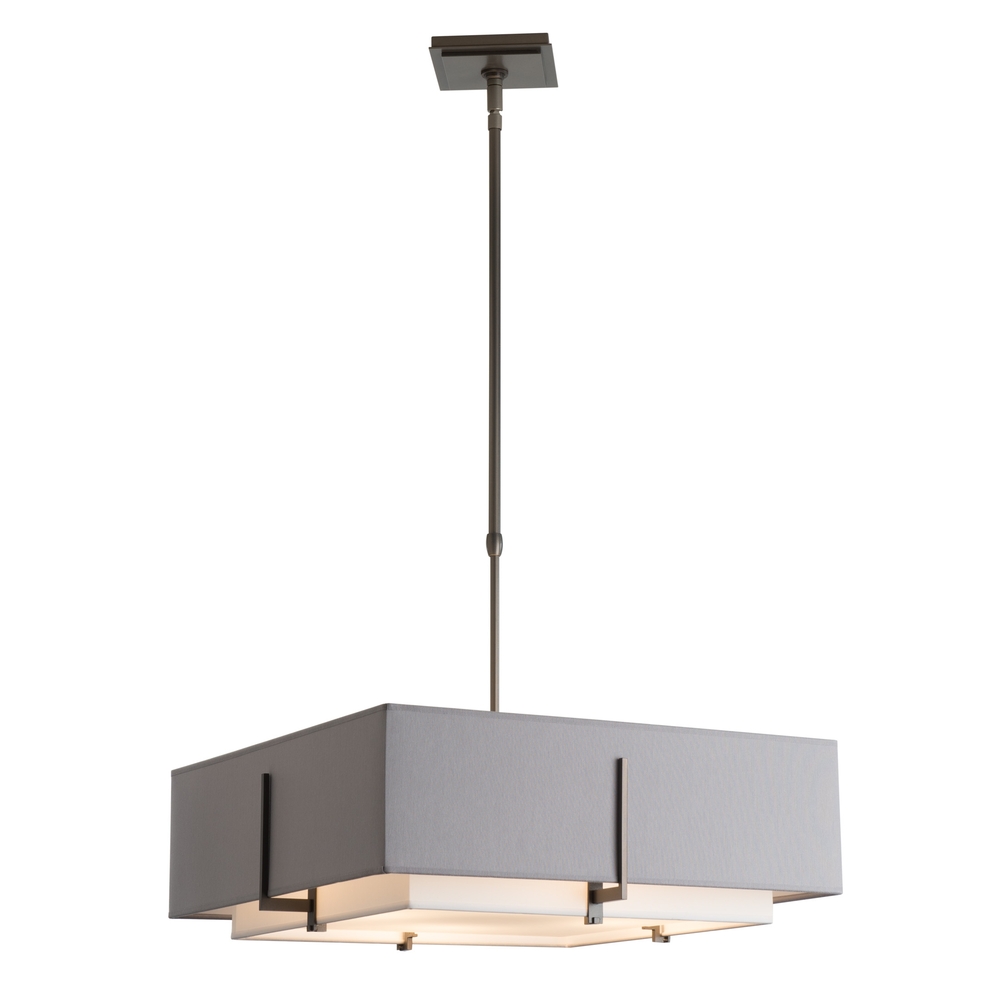 Exos Square Double Shade Pendant