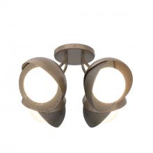 Hubbardton Forge 121376-SKT-05-14-GG0711 - Brooklyn 4-Light Double Shade Semi-Flush
