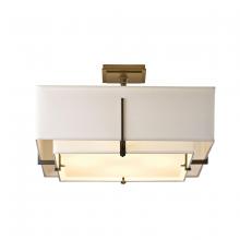 Hubbardton Forge 126510-SKT-05-SF1605-SF2012 - Exos Square Double Shade Semi-Flush