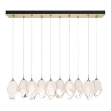 Hubbardton Forge 131144-SKT-LONG-86-WP0755 - Chrysalis 10-Light Large Crystal Pendant