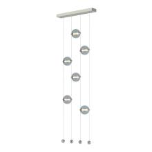 Hubbardton Forge 139055-LED-STND-85-YL0668 - Abacus 6-Light Ceiling-to-Floor LED Pendant