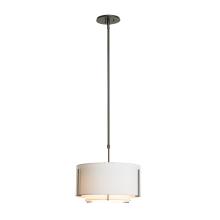 Hubbardton Forge 139602-SKT-SHRT-14-SF1099-SE1590 - Exos Small Double Shade Pendant