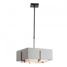 Hubbardton Forge 139625-SKT-STND-07-SF1205-SJ1605 - Exos Square Small Double Shade Pendant