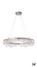 Hubbardton Forge 139982-LED-STND-85-ZM0846 - Riverbed Circular LED Pendant