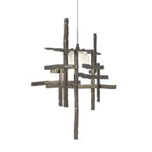 Hubbardton Forge 161185-SKT-STND-07-YC0305 - Tura Frosted Glass Low Voltage Mini Pendant