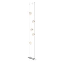 Hubbardton Forge 289520-LED-STND-82-GG0668 - Abacus 5-Light Floor to Ceiling Plug-In LED Lamp