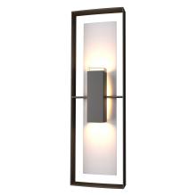 Hubbardton Forge 302607-SKT-14-78-ZM0546 - Shadow Box Tall Outdoor Sconce