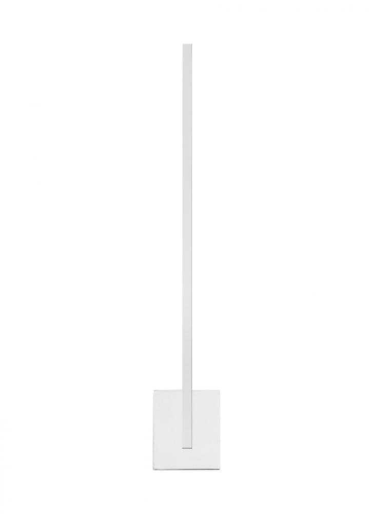 The Klee 30-inch Damp Rated 1-Light Integrated Dimmable LED Wall Sconce in Polished Nickel