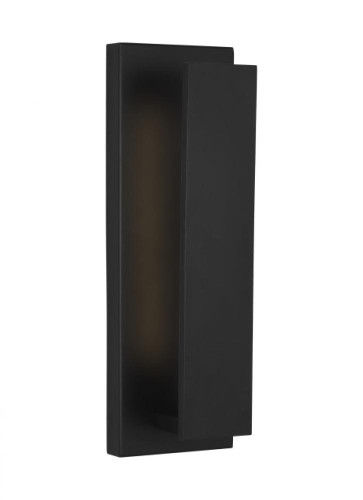 The Nate 17 1-Light Wet Rated Integrated Dimmable LED Outdoor Wall Sconce in Black
