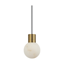 Visual Comfort & Co. Modern Collection SLPD54130BHAB - Mina Alabaster Small Pendant