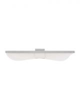 Visual Comfort & Co. Modern Collection SLBA14730N - The Nyra 36-inch Damp Rated 1-Light Integrated Dimmable LED Bath Vanity in Polished Nickel