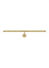 Visual Comfort & Co. Modern Collection 700PLUF18NB-LED927 - Modern Plural Faceted dimmable LED 18 Picture Light in a Natural Brass/Gold Colored finish