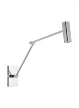 Visual Comfort & Co. Modern Collection SLTS14630N - The Ponte Medium 15-inch Damp Rated 1-Light Integrated Dimmable LED Task Wall Sconce
