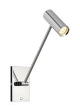Visual Comfort & Co. Modern Collection SLTS14530N - The Ponte Small 5-inch Damp Rated 1-Light Integrated Dimmable LED Task Wall Sconce
