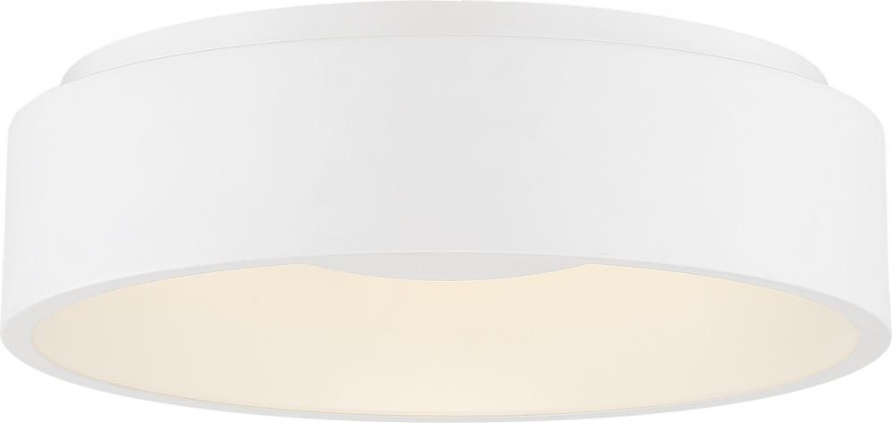 Orbit - LED 18" Flush - White Finish