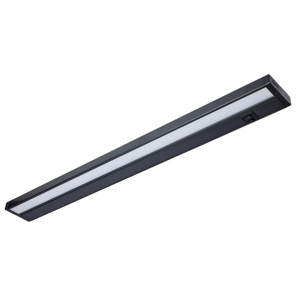 20 Watt 34-Inch LED Under Cabinet; 30K/40K/50K CCT Selectable; Dark Bronze; 120 Volt