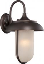 Nuvo 62/672 - Tulsa - LED Outdoor Large Wall with Satin Amber Glass