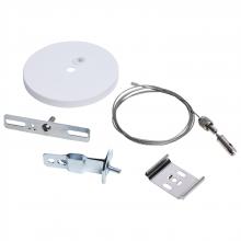 Nuvo 65/1194 - Momentum; Suspension Kit Run Starter With Canopy for LED Linear System; White Finish