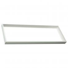 Nuvo 65/595R1 - 1X4 Backlit Panel Frame Kit; White Finish; For use with EM versions