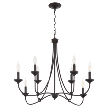 Quorum 655-8-36 - LIVINGSTON 8LT CHANDELIER - BZ