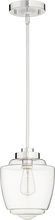 Quorum 8239-62 - 9" CLR ACORN PEND - PN