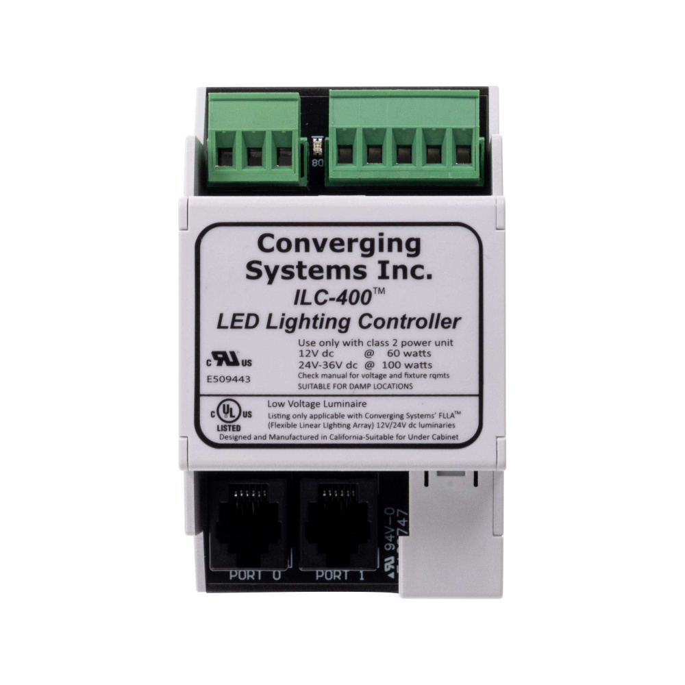 Converging Systems ILC-400 4-channel RGB(W)/STATIC DIMMING CONTROLLER - For use with E-NODE 4000