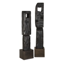 Uttermost 18282 - Uttermost Cipher Black Wood Totems Set/2
